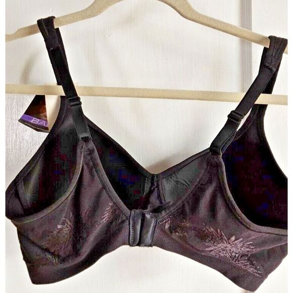NWT Bali Comfort Revolution Women`s‎  lined Wirefree black Bra 38C - Picture 2 of 10